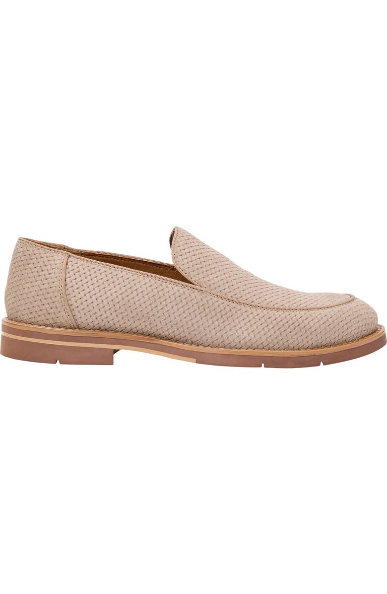 André Assous Kenny Loafer, Alternate, color, Taupe Suede Woven