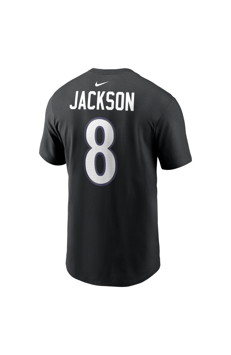 Nike Men's Nike Lamar Jackson Black Baltimore Ravens Name & Number T-Shirt, Alternate, color, Black