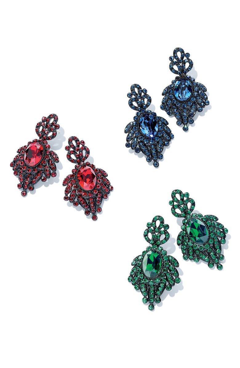 Tasha Crystal Drop Earrings, Alternate, color, 