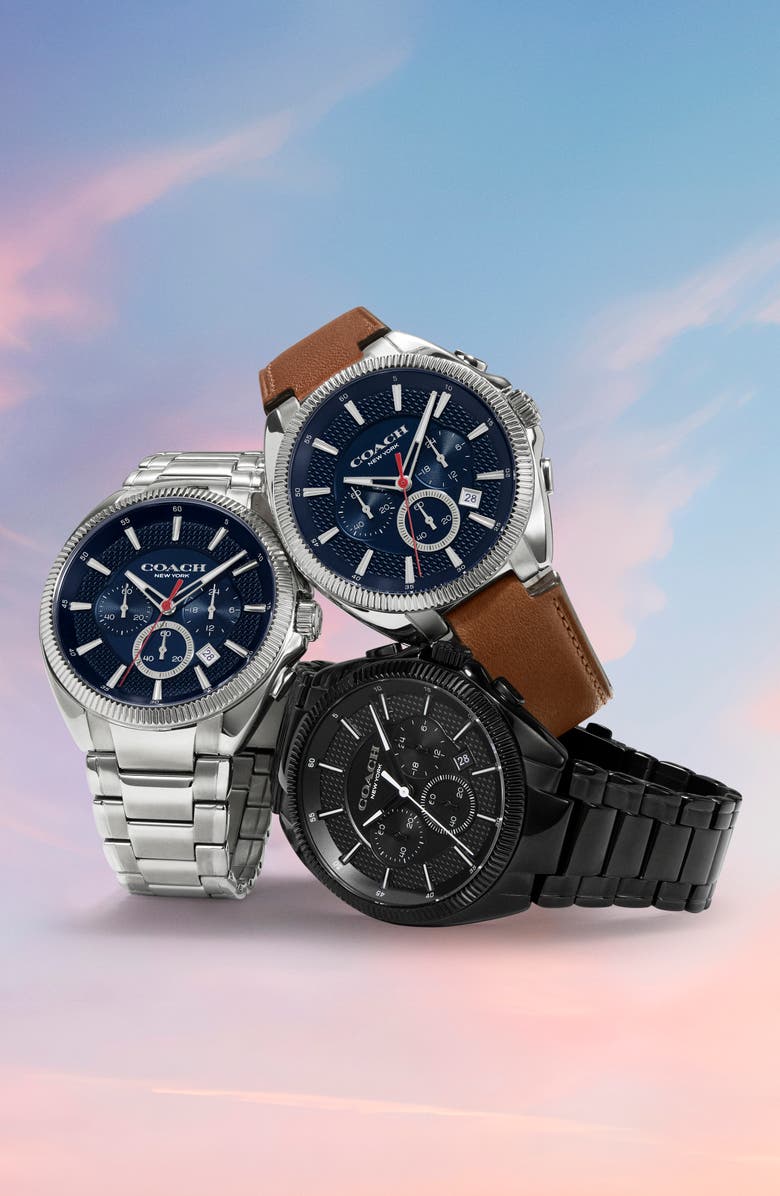 COACH Jackson Chronograph Bracelet Watch, 44mm, Alternate, color, 