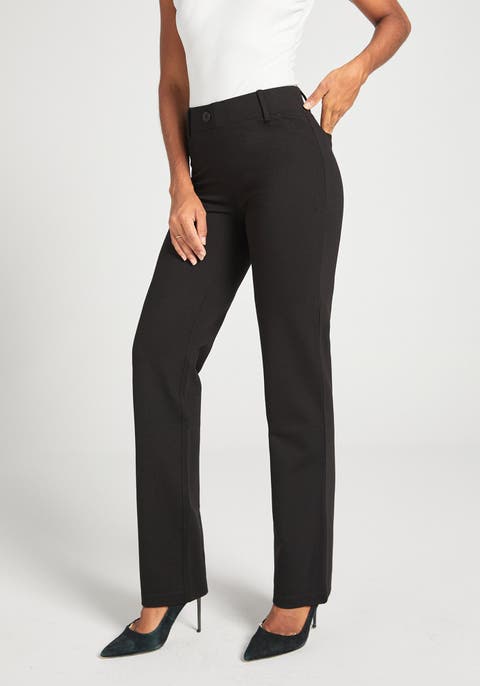 Two Pocket DPYP Dress Pant Yoga Pants Straight Leg