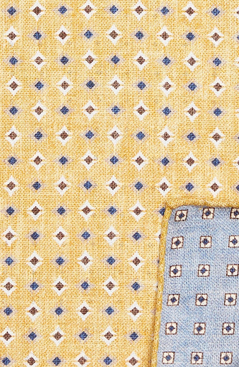 EDWARD ARMAH Reversible Silk Pocket Square, Alternate, color, 