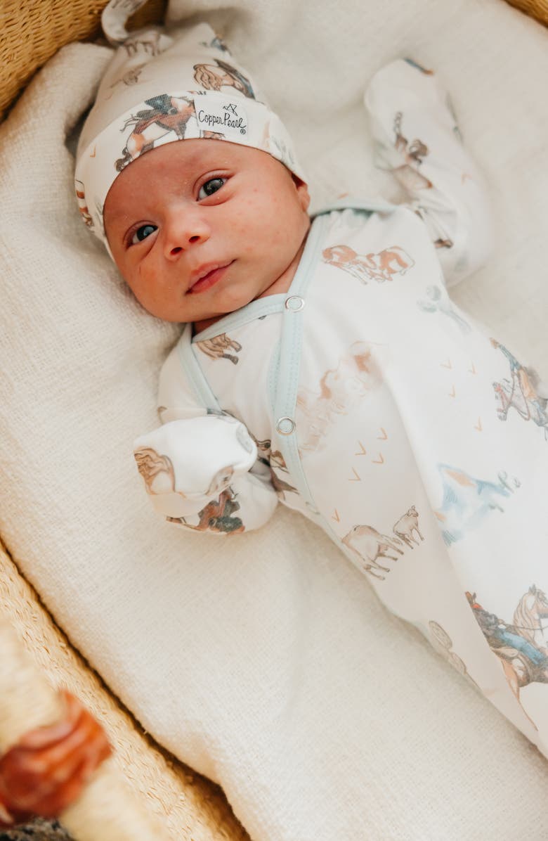 Copper Pearl Boone Knotted Gown, Alternate, color, Boone