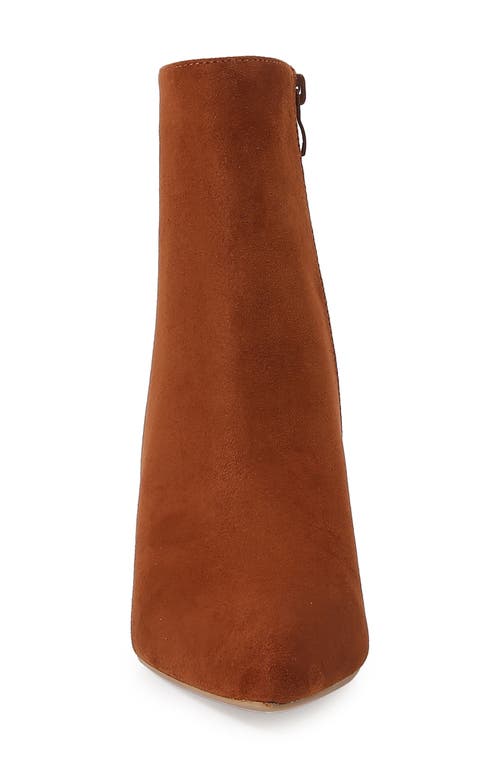 Berness Sara Block Heel Bootie In Brown