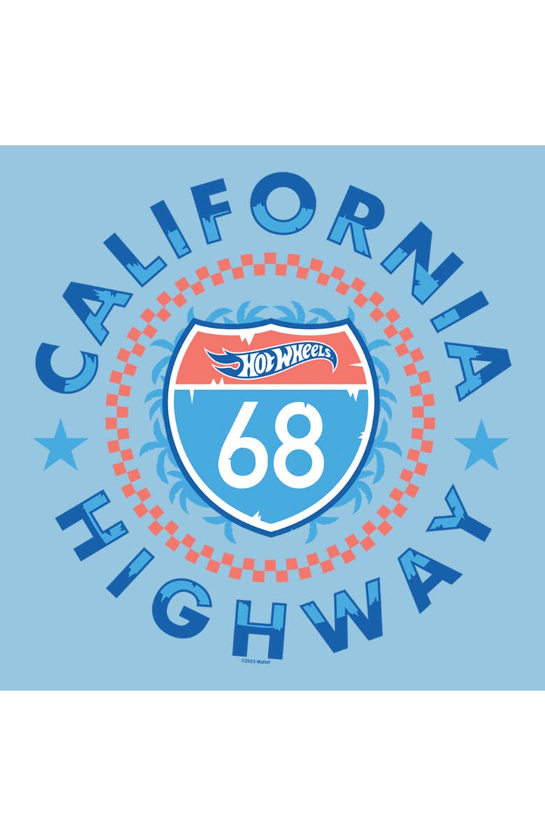 Hot Wheels Boy's Hot Wheels California Highway 68 Graphic T-Shirt, Alternate, color, Light Blue