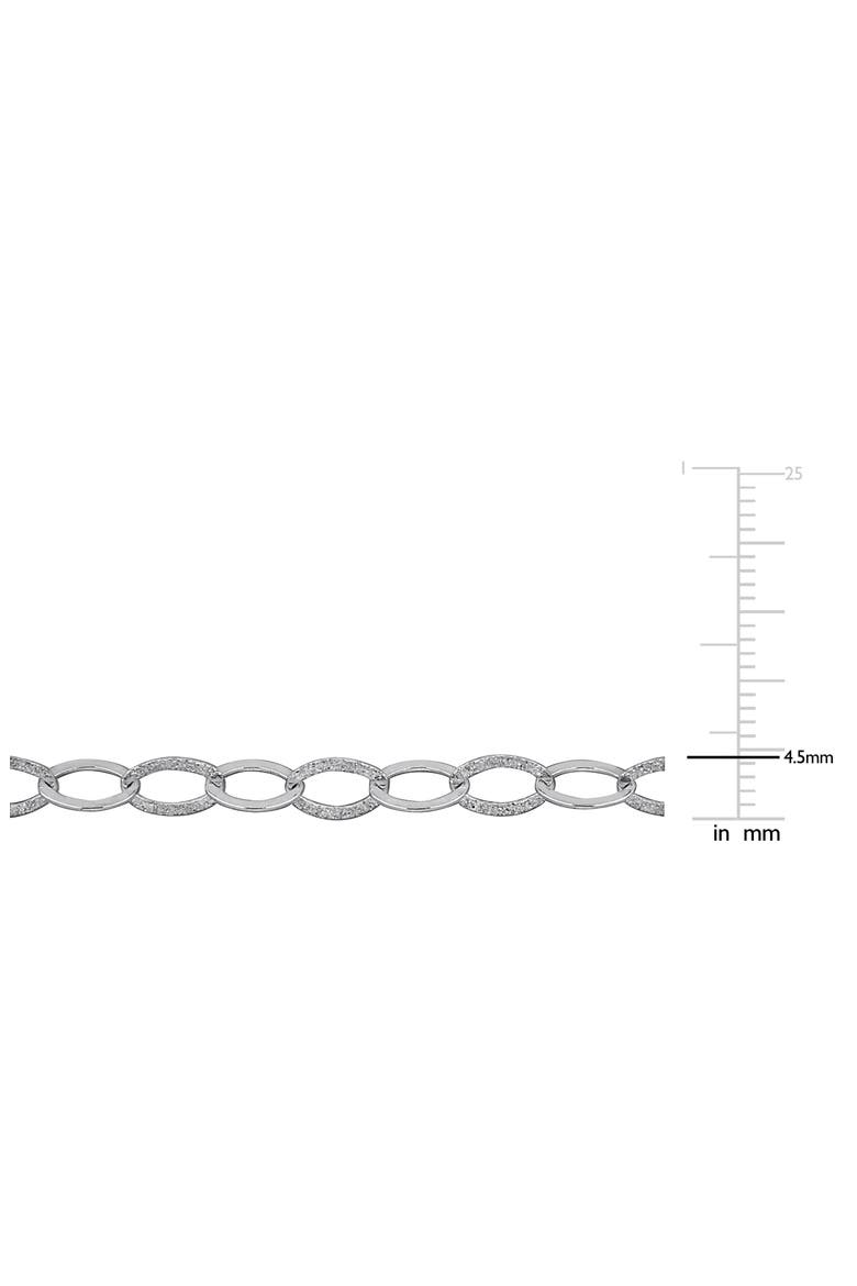 Oval Link Chain Necklace, Alternate, color, SILVER