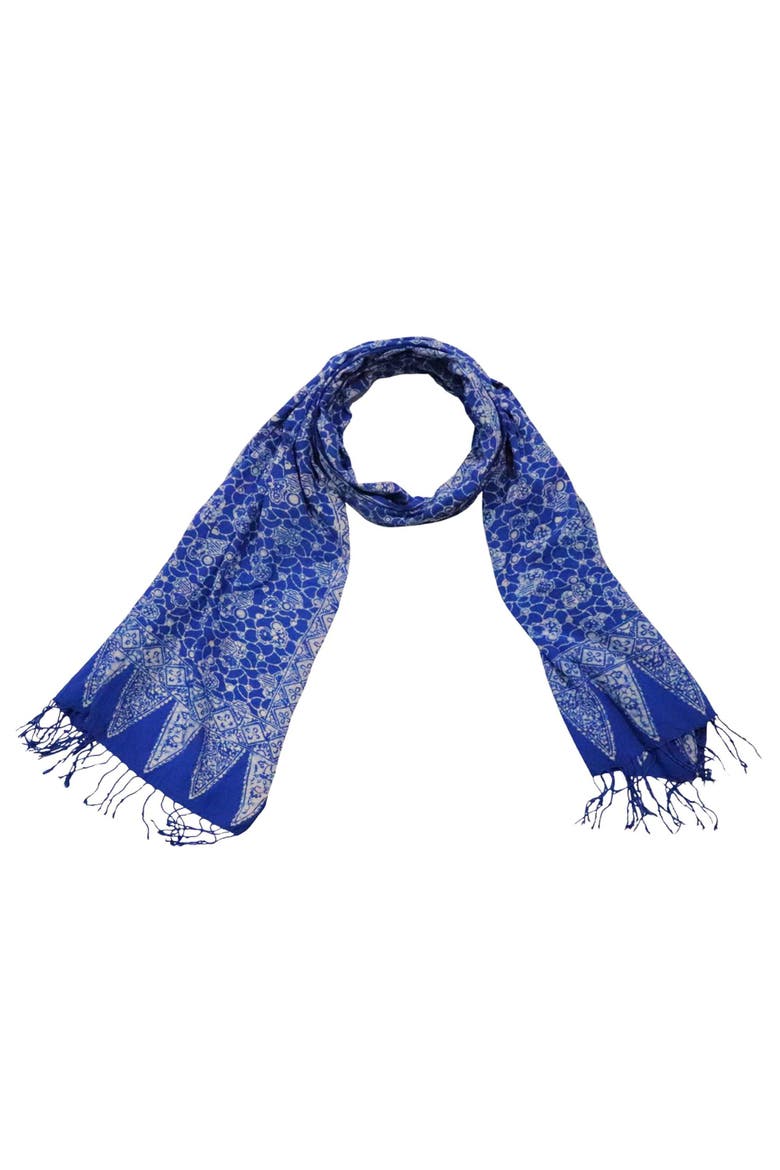 Handmade Batik Scarf, Alternate, color, Boulder