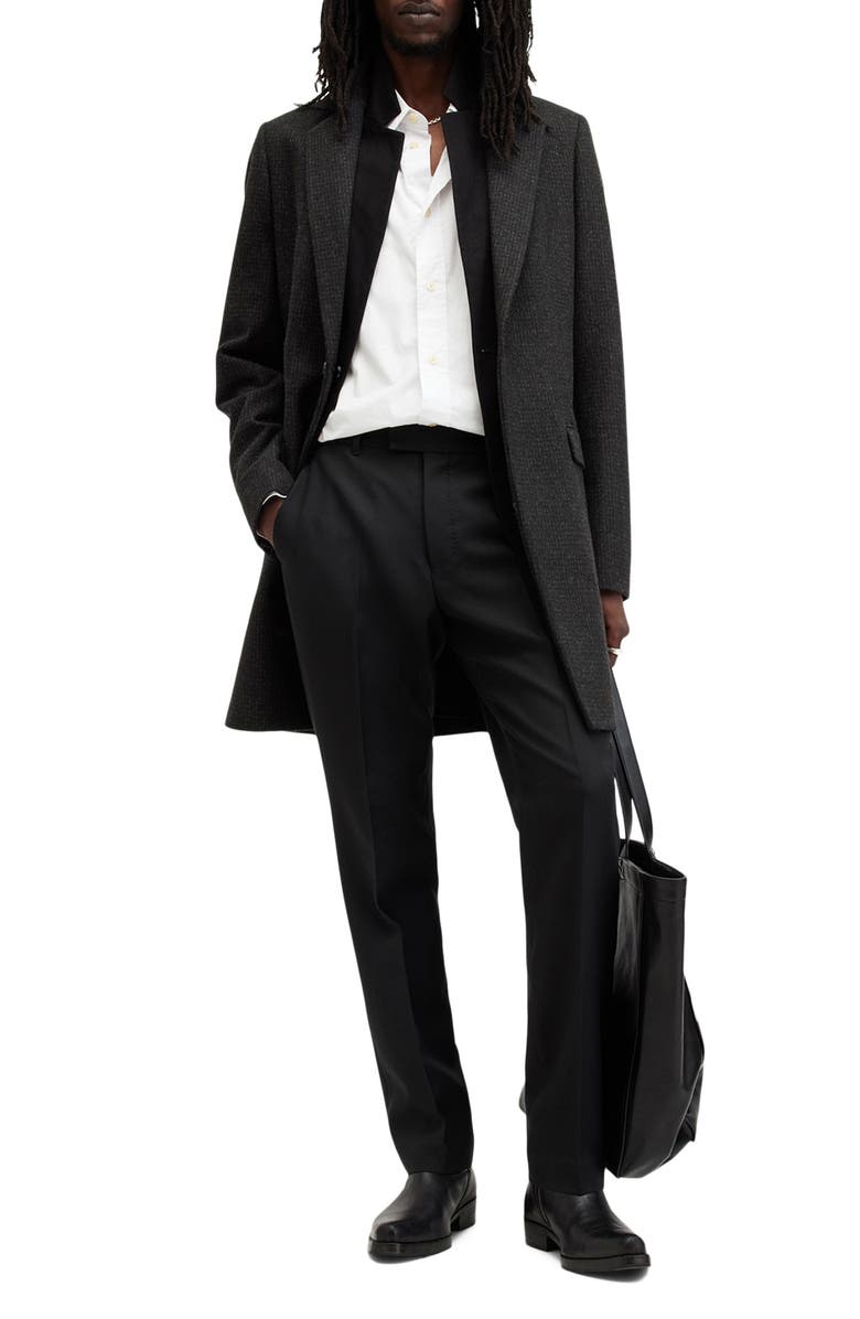 AllSaints Wixx Marled Topcoat, Alternate, color, 