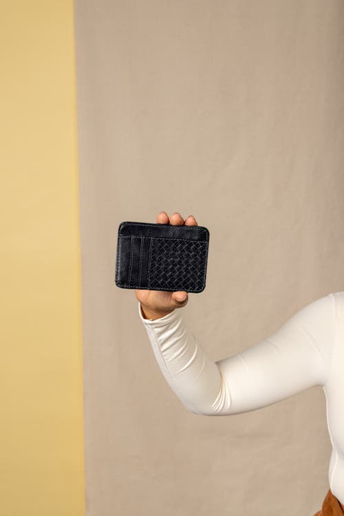 Deux Mains Slim Id Case In Black