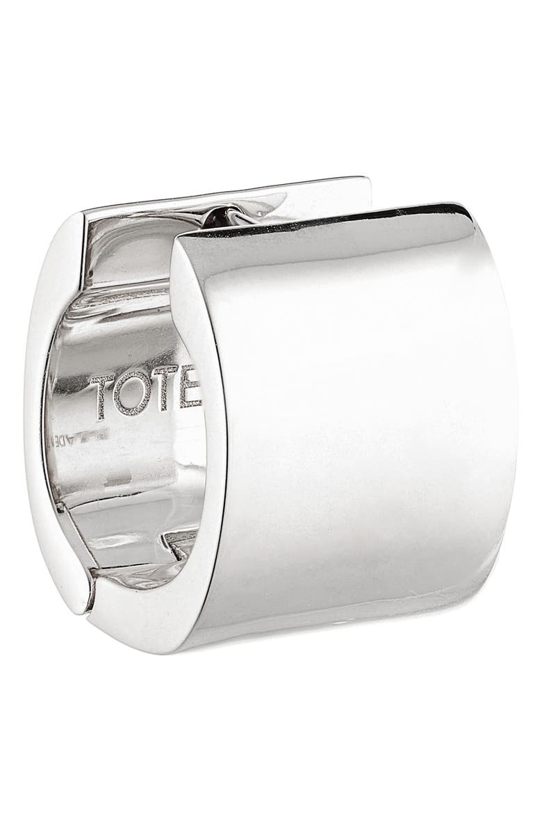 TOTEME Petite Signature Hoop Earrings, Alternate, color, Silver