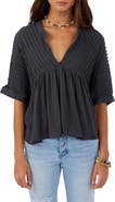 O'Neill Kendal Pintuck Pleat Top