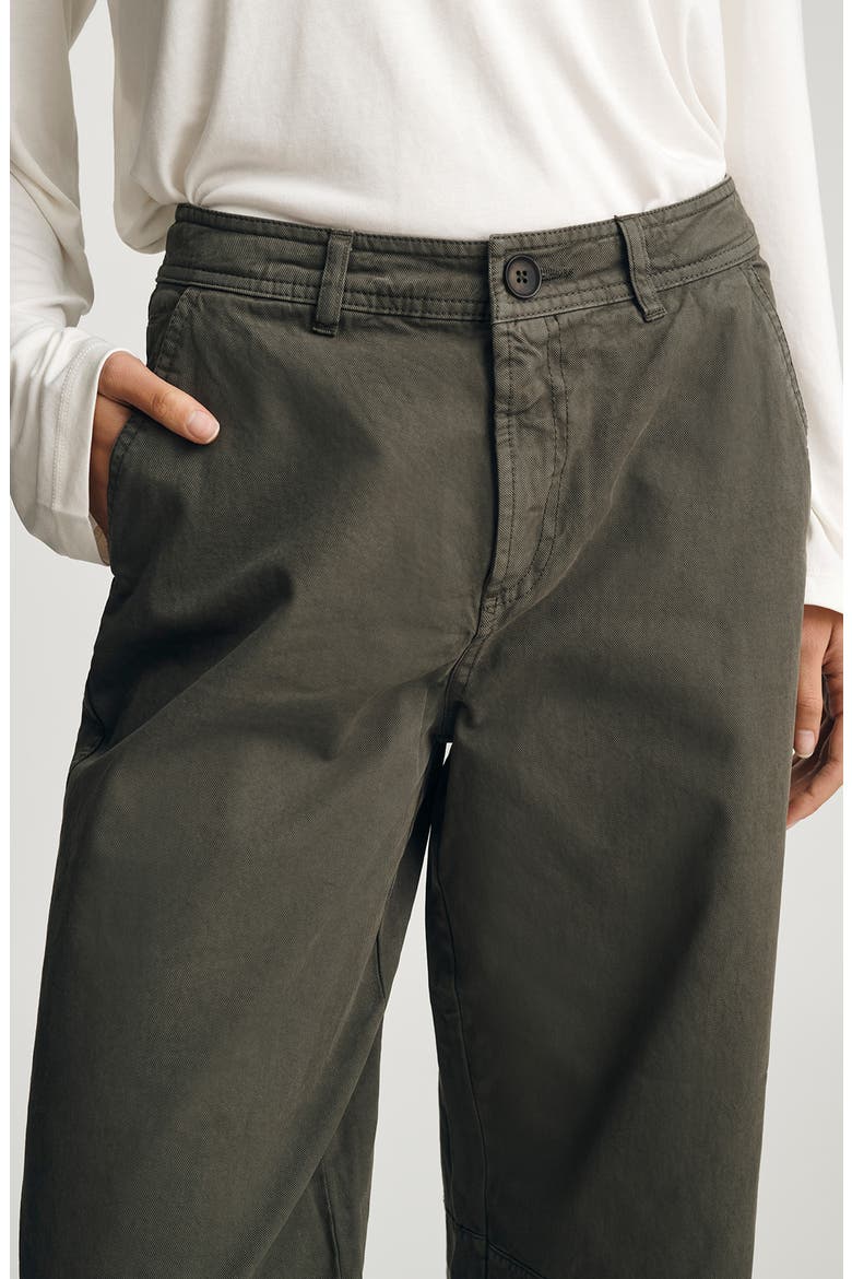 Edition High Waist Wide Leg Twill Pants, Alternate, color, KAMBABA
