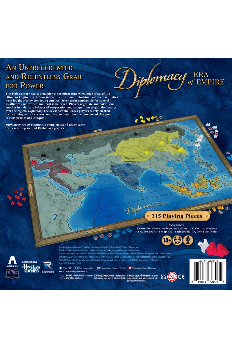 Diplomacy Era Of Empire Board Game, Alternate, color, Multicolored