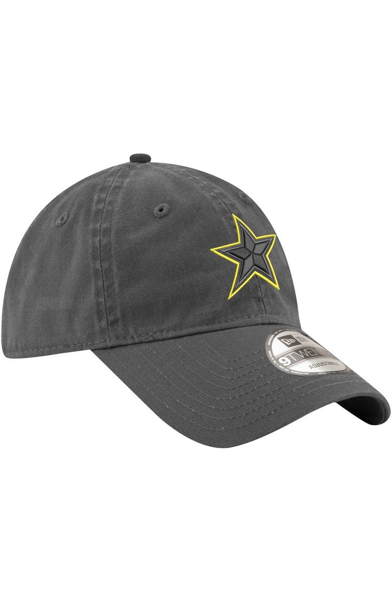New Era Men's New Era Graphite Dallas Cowboys Volt 9TWENTY Adjustable Hat, Alternate, color, Graphite