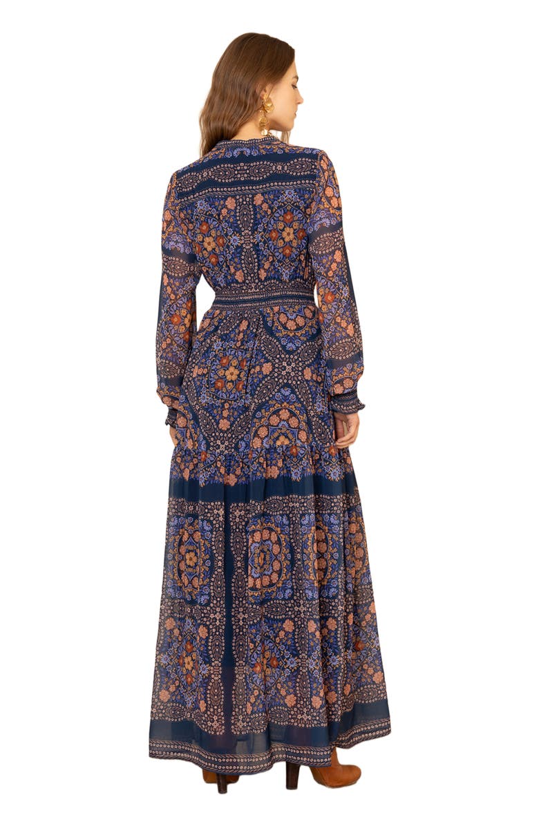 Hale Bob Marisol Chiffon Maxi Dress, Alternate, color, 