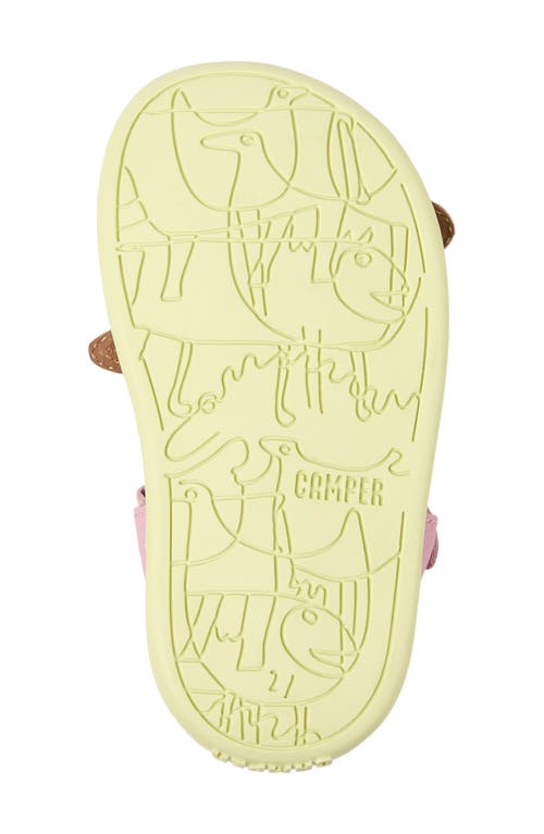 Camper Kids' Twins Mismatch Sandal In Pink Multi