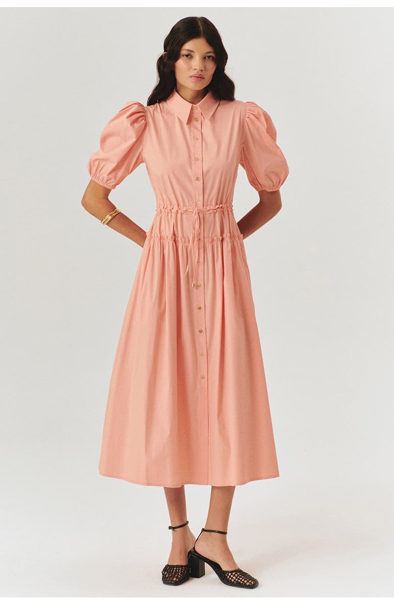 Exquise Kamryn Midi Dress, Main, color, Salmon