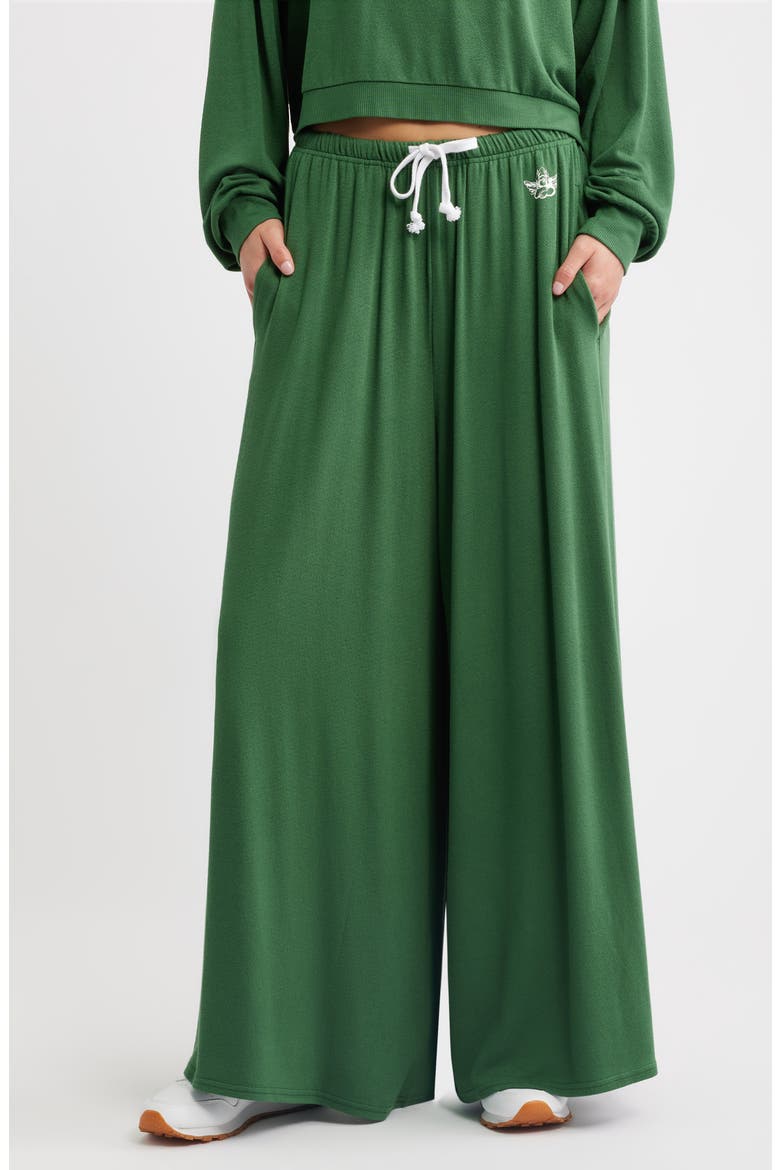 Match Point 94 Crepe Leah Wide Leg Pants, Main, color, MINT