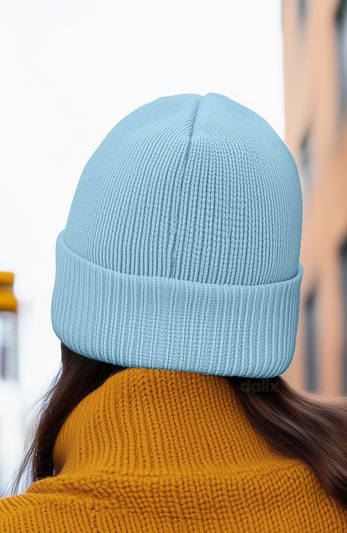 Dalix Salty Beanie Cap In Blue