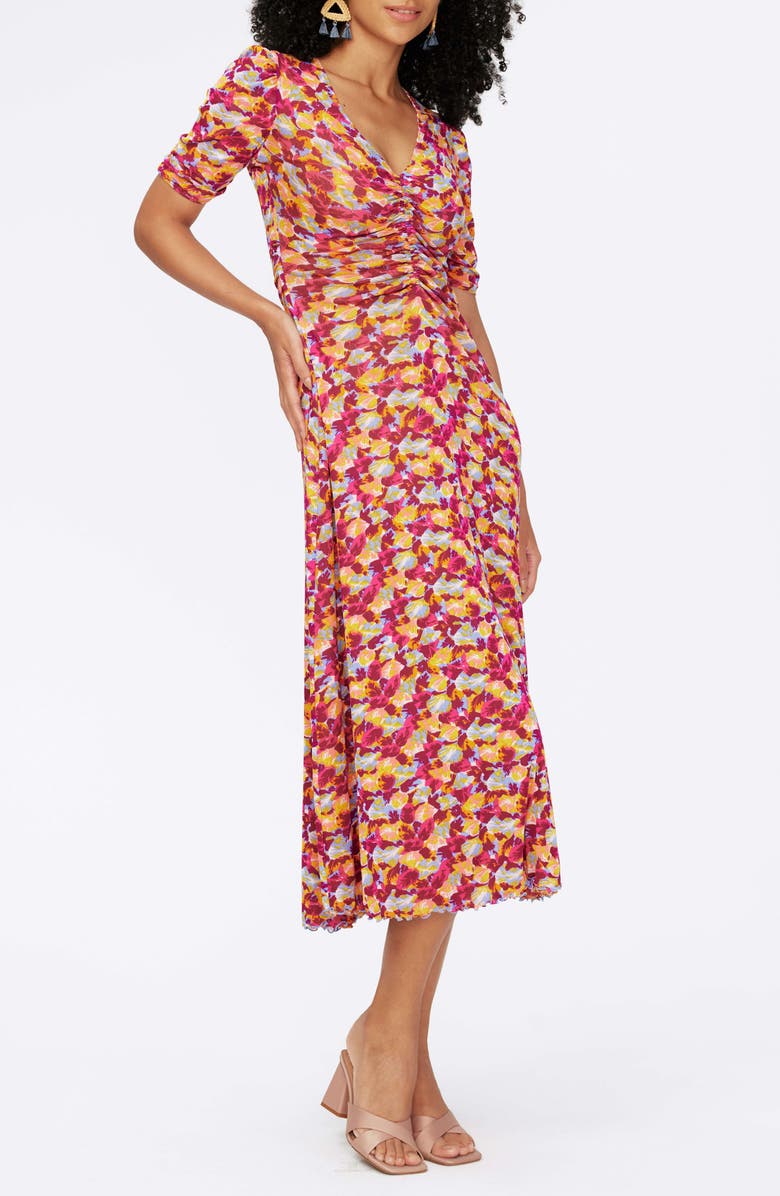 DVF Koren Reversible Mesh Dress, Alternate, color, 