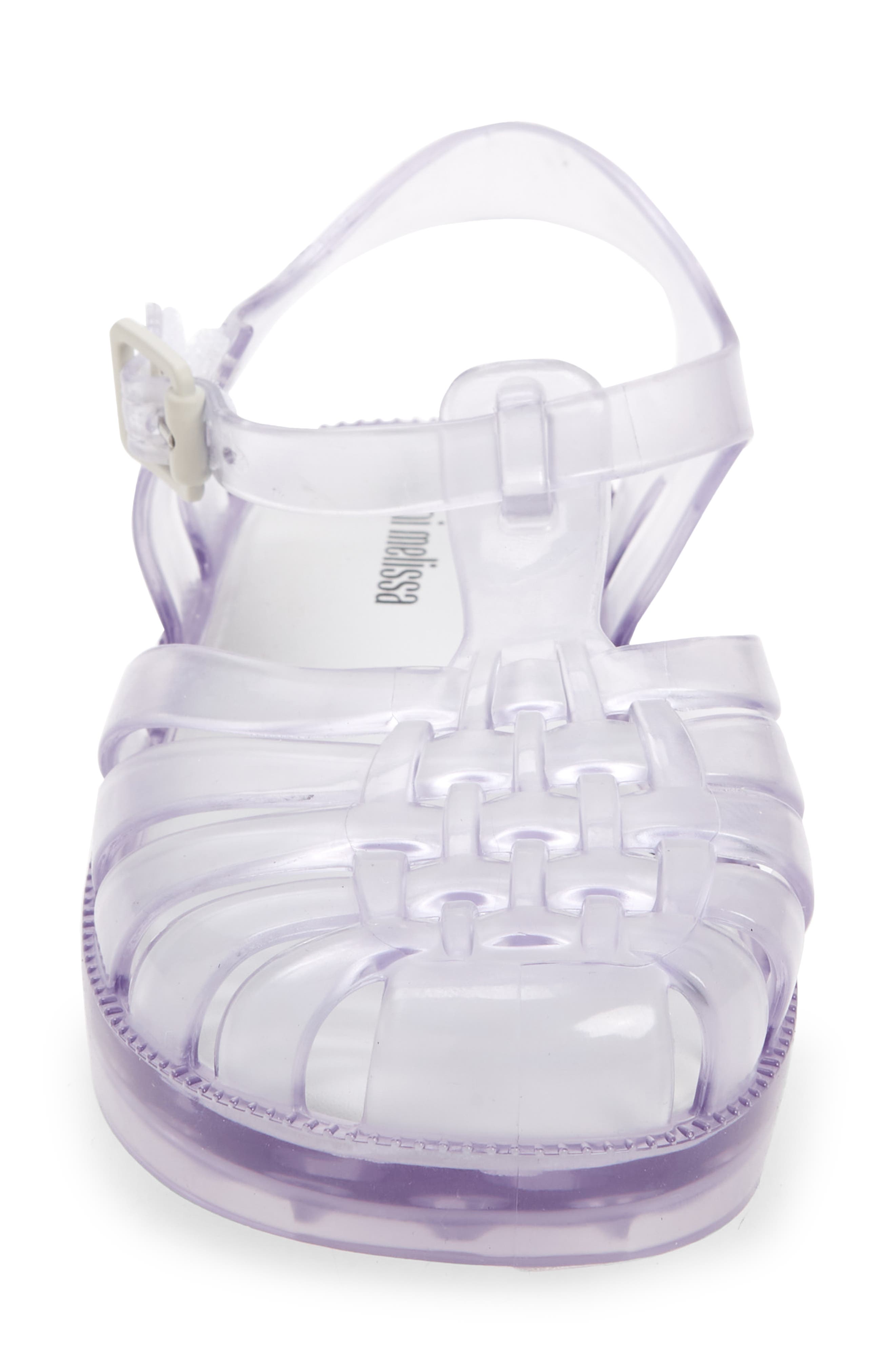 Mini Melissa Possession Jelly Sandal, Alternate, color, Clear/Clear
