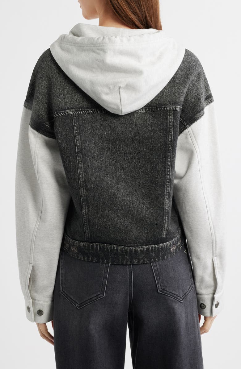 rag & bone rb Miramar Mixed Media Jacket, Alternate, color, Sport Black