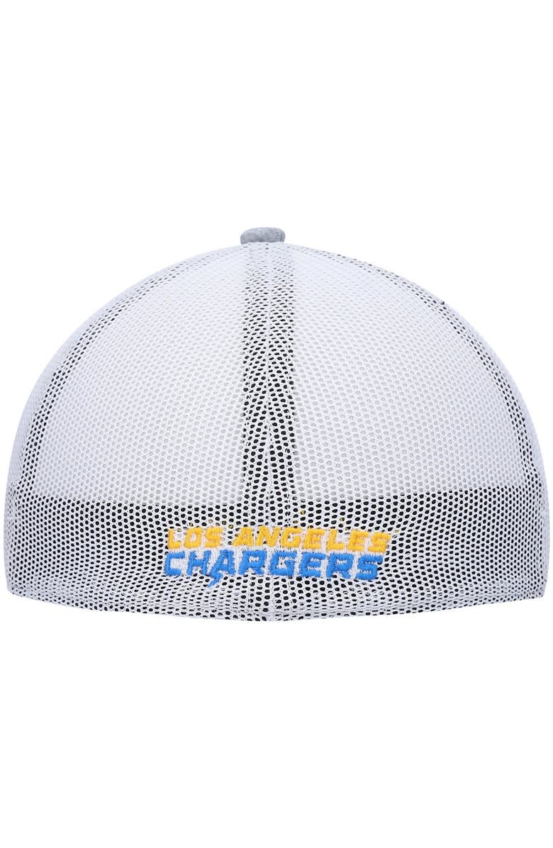 '47 Men's '47 Heathered Gray/White Los Angeles Chargers Motivator Flex Hat, Alternate, color, 