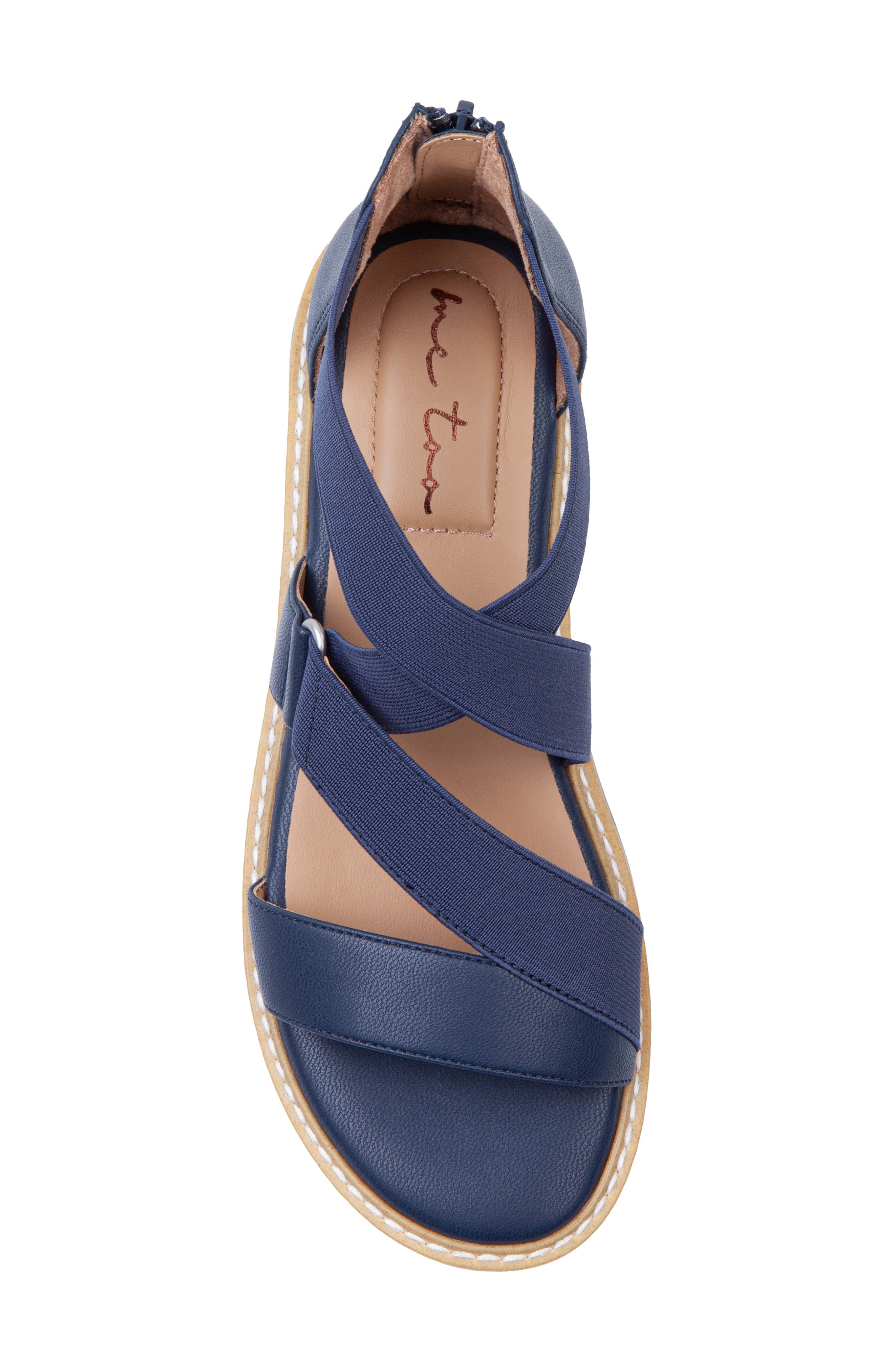 Alisa Strappy Sandal, Alternate, color, NAVY