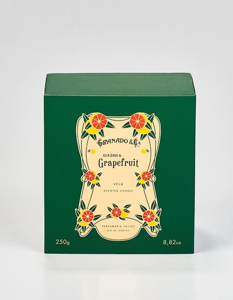 Gerânio & Grapefruit Scented Candle