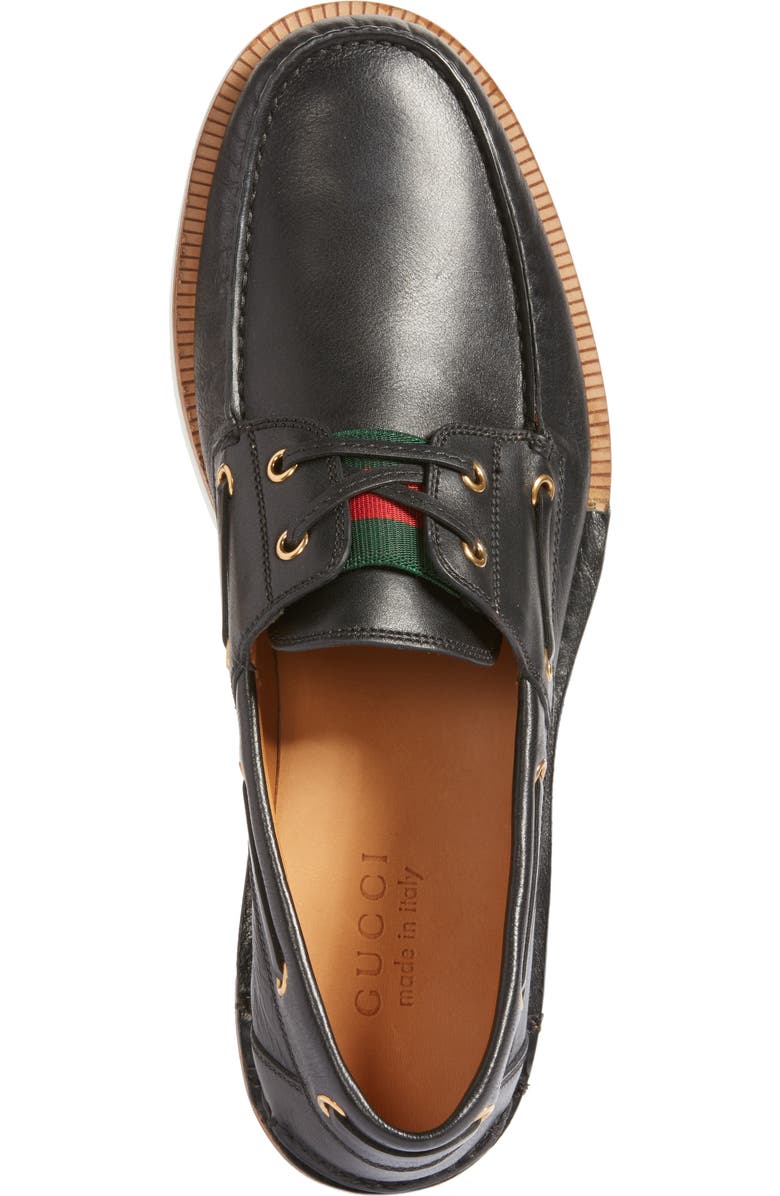 Gucci Delta Boat Loafer, Alternate, color,