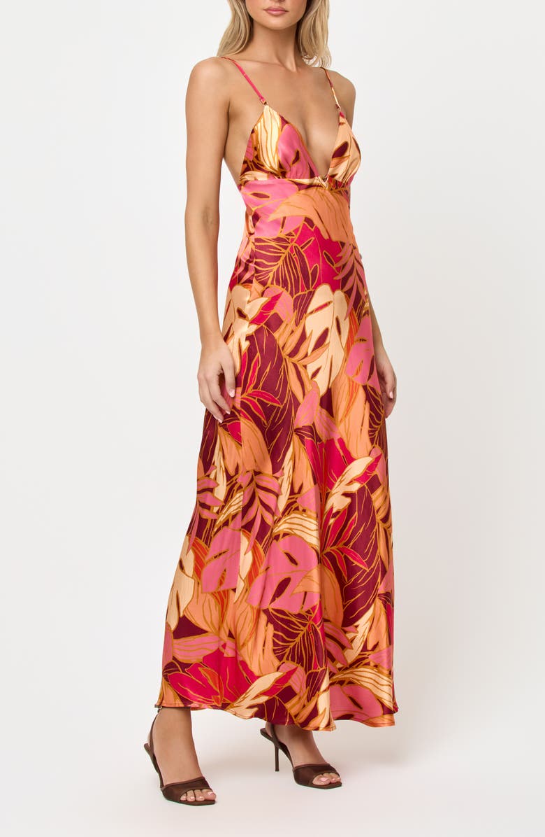 LSPACE With Love Cover-Up Maxi Dress, Alternate, color, Leaf It To Me