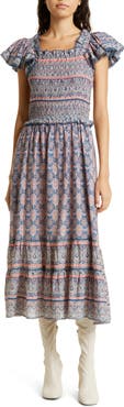 Sea Parker Mixed Paisley Cotton Dress