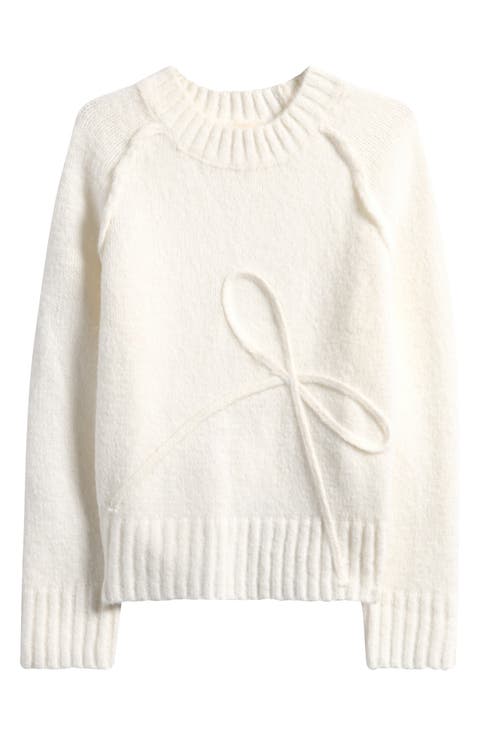 Kids' Bow Soutache Pullover Sweater (Big Kid)