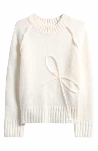 Kids' Bow Soutache Pullover Sweater