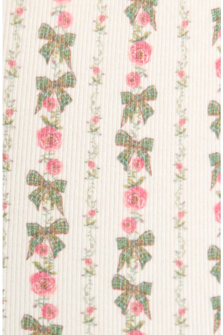 Print Babydoll Chemise, Alternate, color, HEIRLOOM ROSE