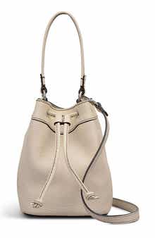 Albany Avenue Mini Drawstring Leather Crossbody Bag