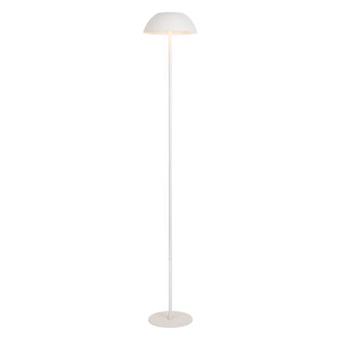 Laurel Mushroom Metal Adjustable Height Rechargeable Cordless Integrated Portable Touch Sensor Dimmable LED Indoor/Outdoor Floor Lamp