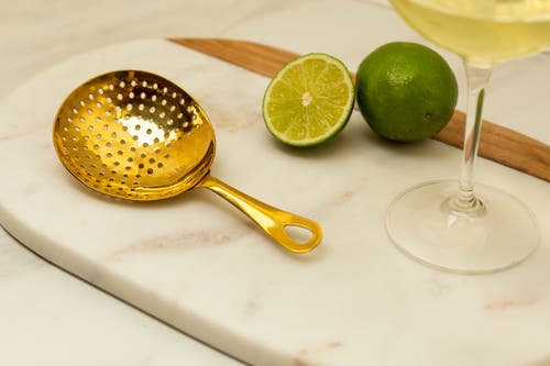 A Bar Above Gold Julep Cocktail Strainer In Gold