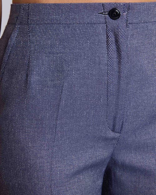 Santorelli Beth Flared Pant In Marine Blue