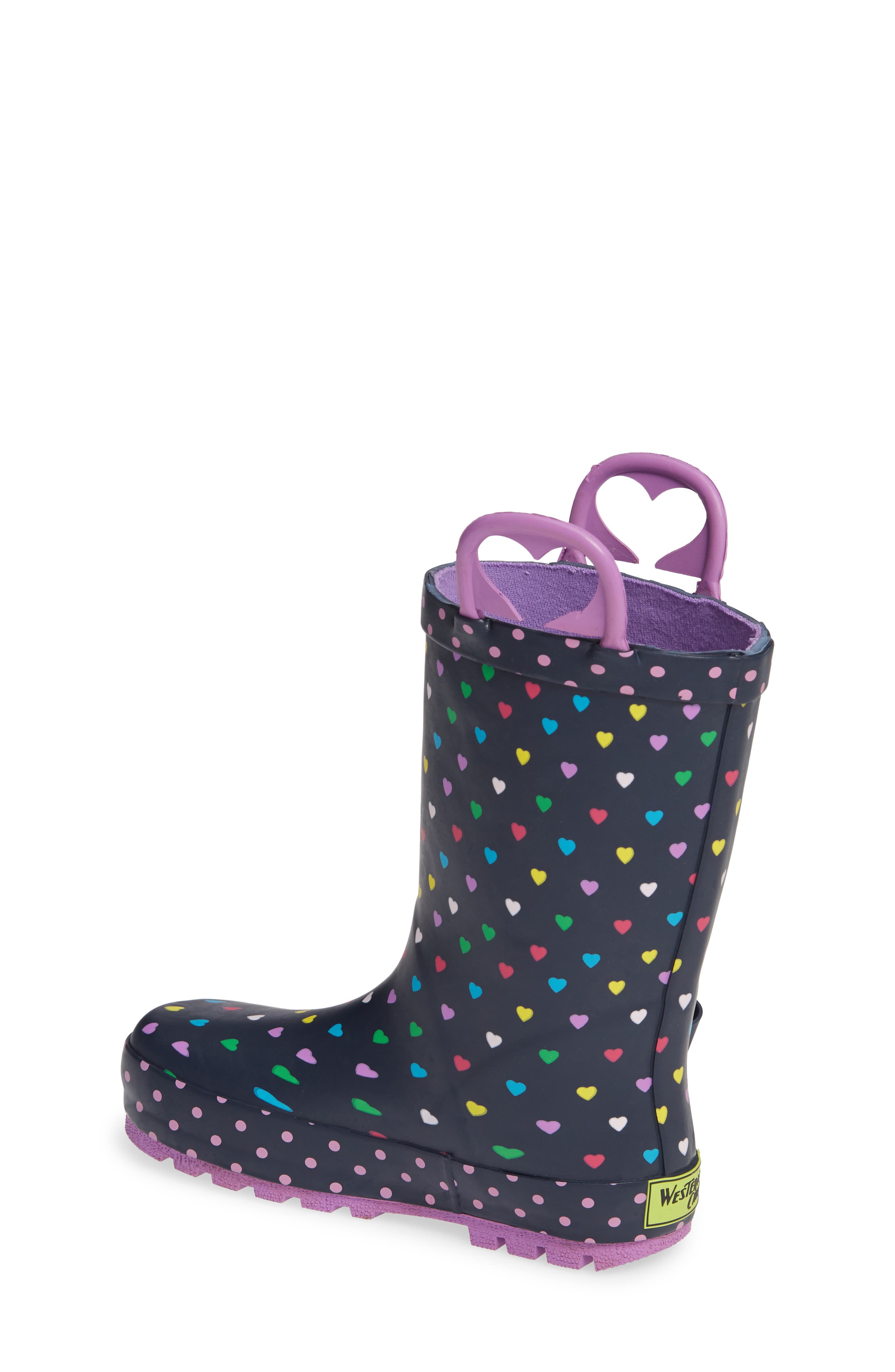 Western Chief Heart Parade Waterproof Rain Boot, Alternate, color, 