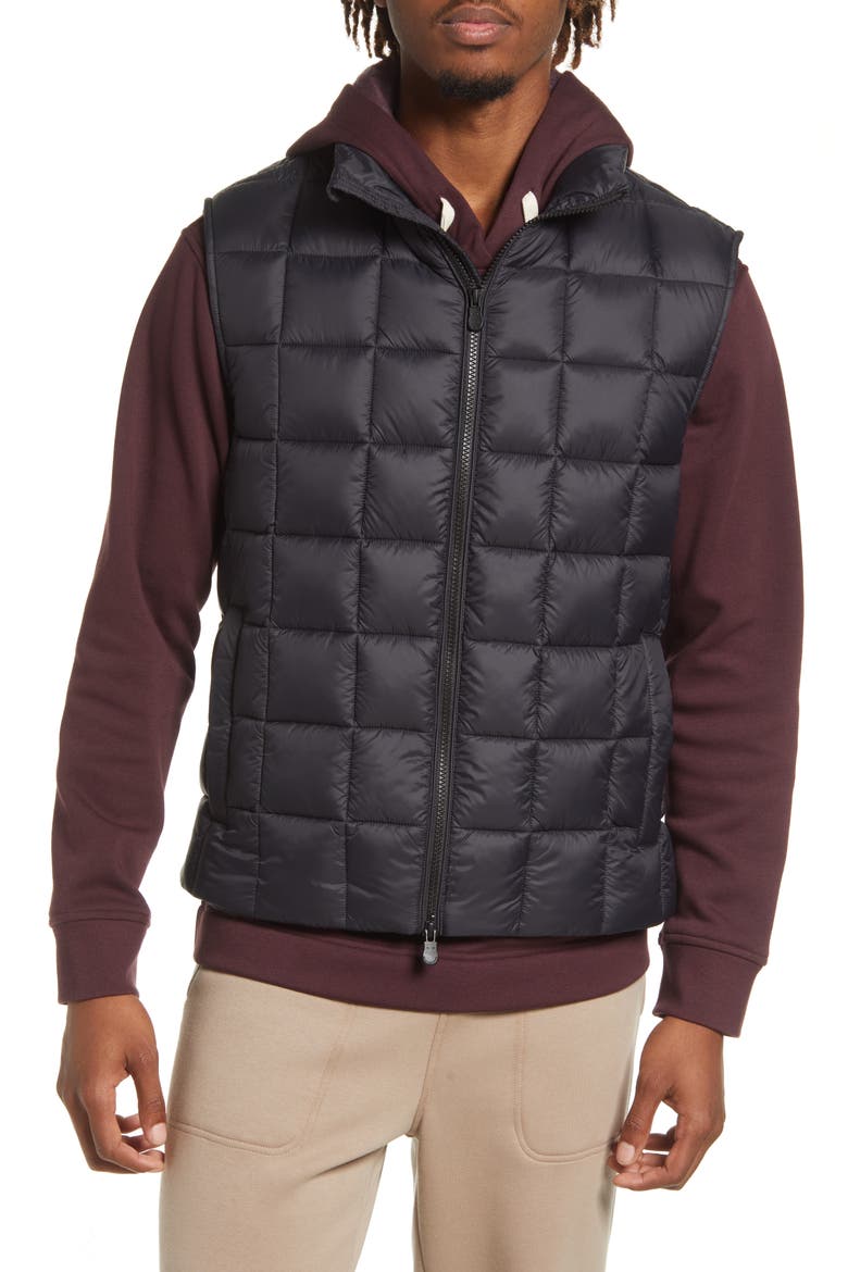 Oswald Quilted Vest, Alternate, color, BLACK