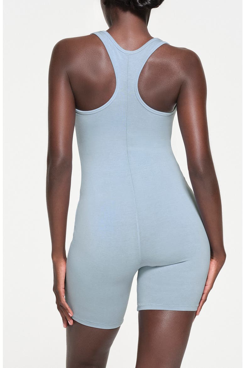 Outdoor Mid Thigh Bodysuit, Alternate, color, DENIM