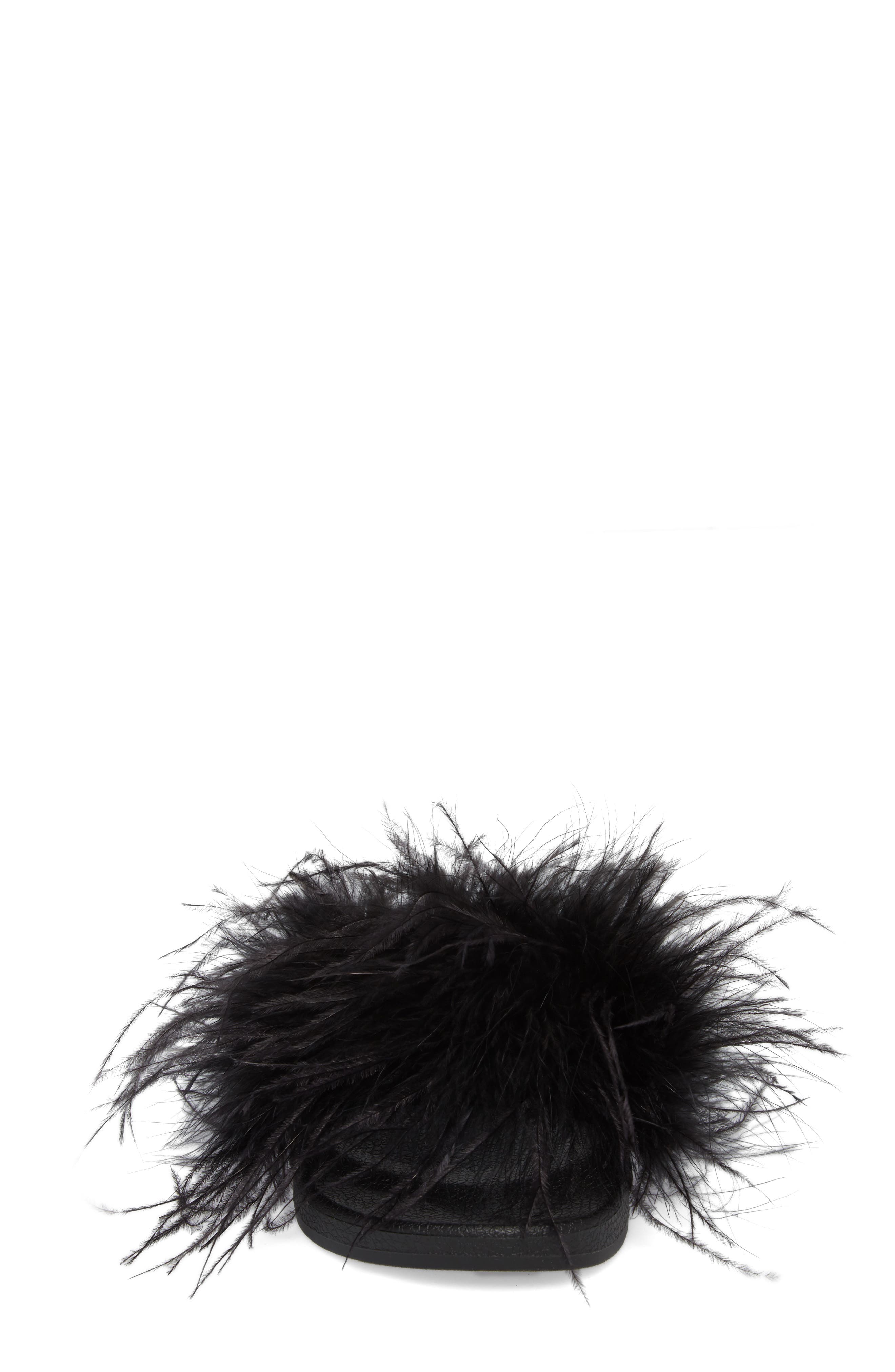 Seychelles In Your Cap Feather Slide Sandal, Alternate, color, 