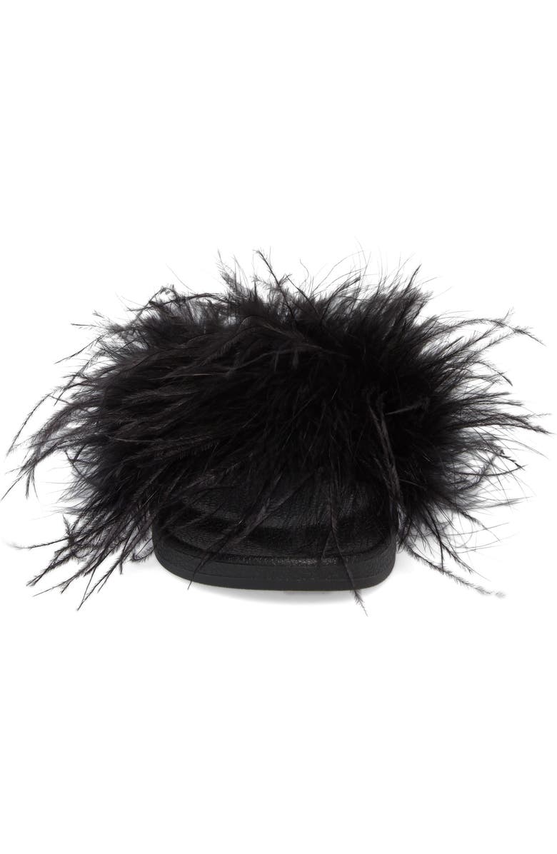 Seychelles In Your Cap Feather Slide Sandal, Alternate, color,