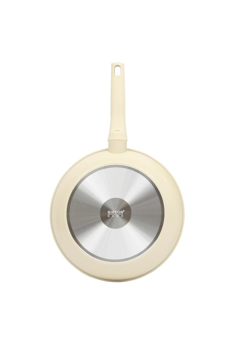 Barnsdall 12 Inch Nonstick Aluminum Frying Pan, Alternate, color, White