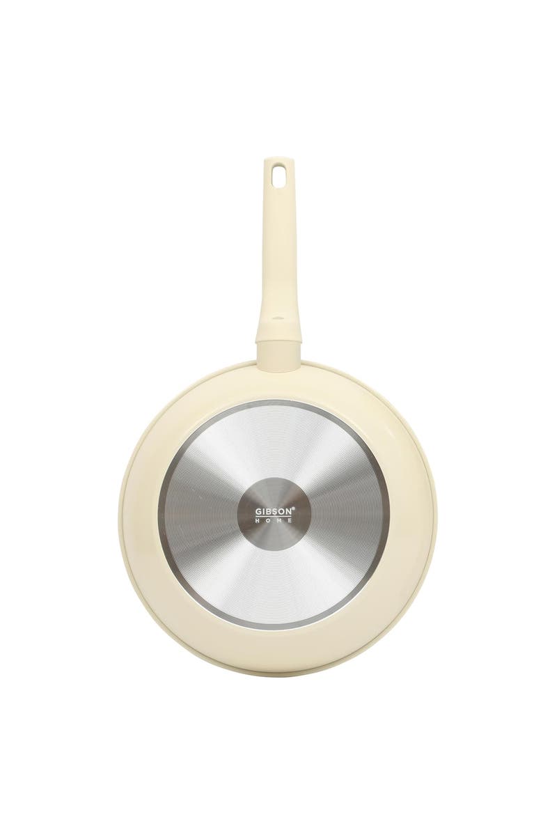 Gibson Home Barnsdall 12 Inch Nonstick Aluminum Frying Pan, Alternate, color, White