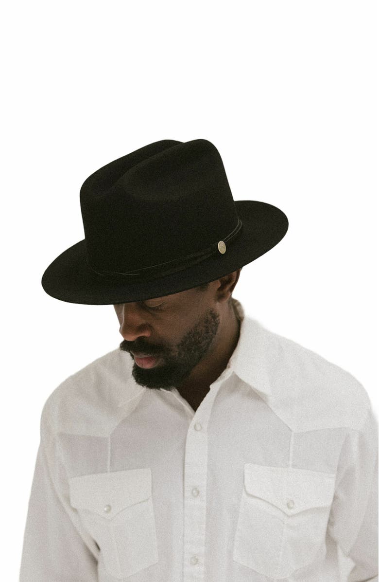 Two Roads Hat Co. Elliston Rancher Hat, Alternate, color, Black