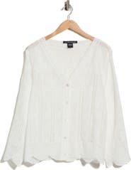 Forgotten Grace Lace Insert Cotton Shirt