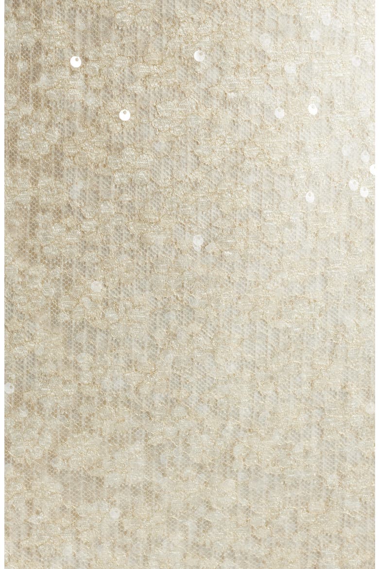 Sequin Sleeveless Midi Dress, Alternate, color, IVORY