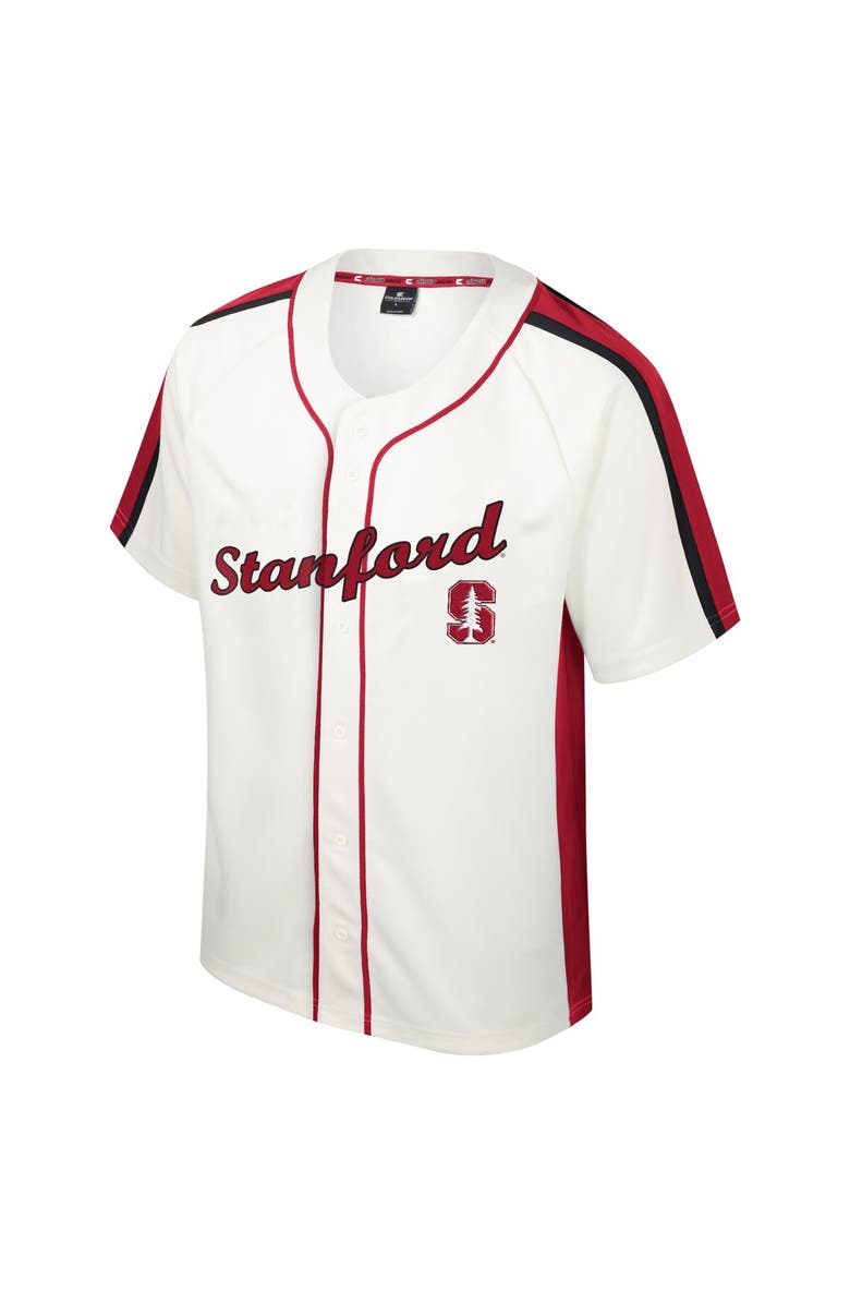 COLOSSEUM Men's Colosseum Cream Stanford Cardinal Ruth Button-Up Baseball Jersey, Alternate, color, Cream